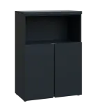 MHN 3 - 8DN kancelářská skříň, 2-dveřová/nika, 1120x800x400, antracit